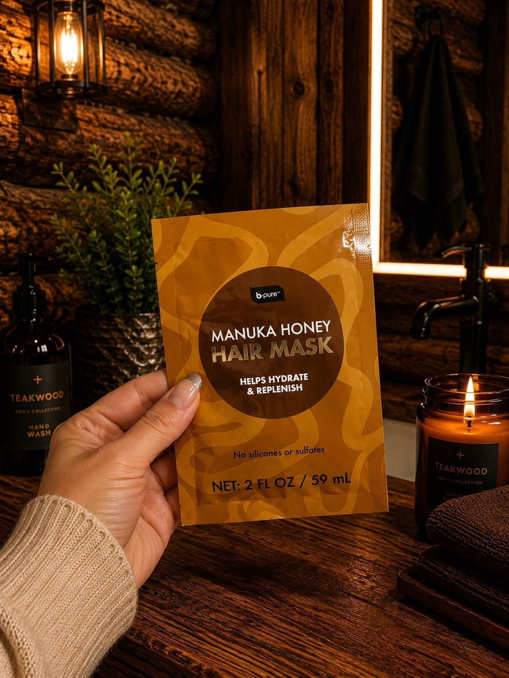 VIRAL Manuka Honey Hair Mask - Golden Brown
